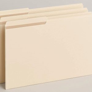 15 Legal Size File Folders with Reinforced Tabs for Large Documents